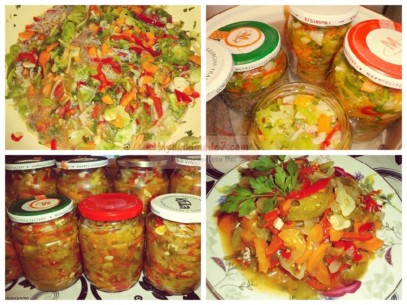 Кулинарные рецепты заготовки на зиму салаты Кулинарные рецепты заготовки на зиму салаты