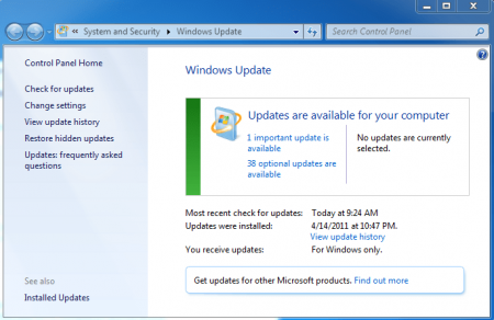     Windows 7 -  