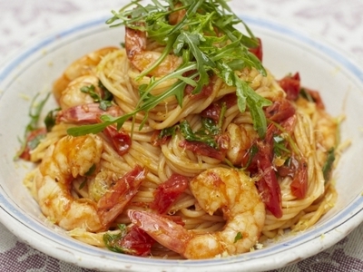 Італійська кухня на нашому столі: спагетті з креветками