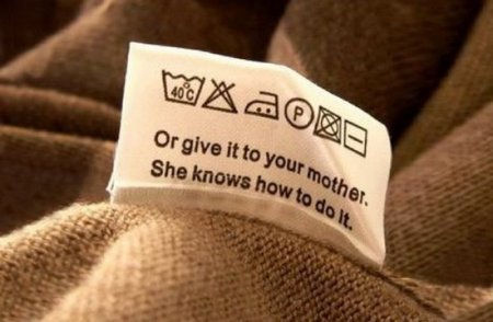 Що означають позначення для прання на ярликах одягу?