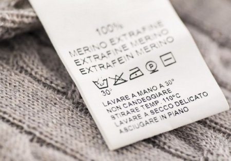 Розшифровка значків прання на одязі