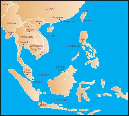 Країни Південно-Східної Азії: список і особливості економічного розвитку