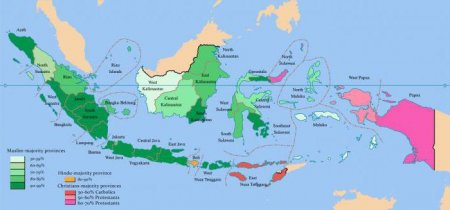 Індонезія: релігія і традиції республіки. Її географічне положення