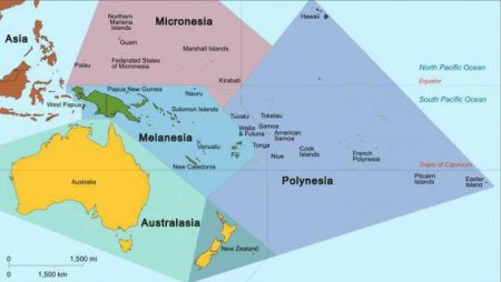 Країни Океанії та Австралії