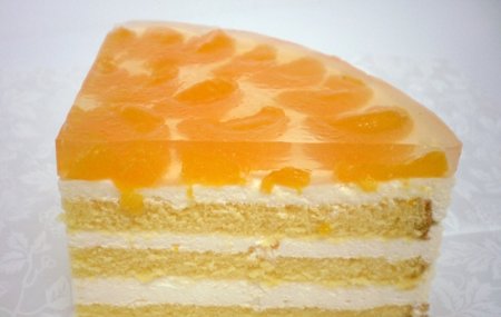 Торт желейний з бісквітом і фруктами: рецепт приготування