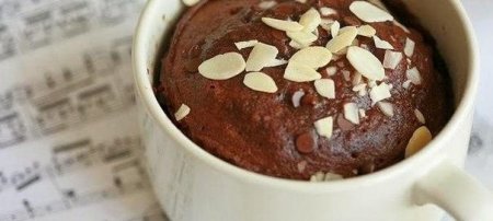 Шоколадний кекс в мікрохвильовці за 3 хвилини!