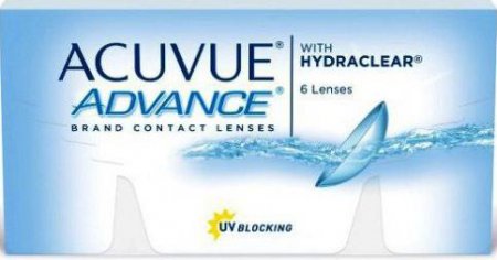   Acuvue Advance with hydraclear:   