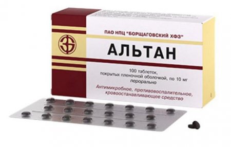 Препарат «Альтан» (таблетки): інструкція із застосування, відгуки