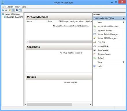   Hyper-V ( Windows 8)?