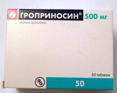 "Гропріносин 500": інструкція по застосуванню та відгуки